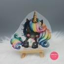 "Einhorn Baby" Bügelbild  (ca. 14cm X 13,5cm)
